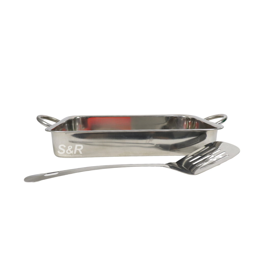Vita Italiana 2-piece Stainless Steel Lasagna Set